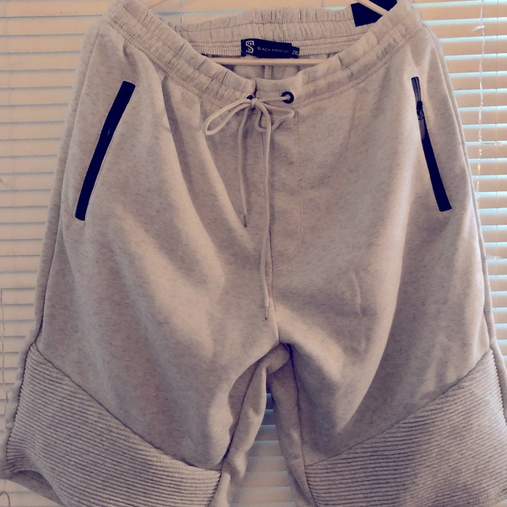 S Black Premiun long Lounge shorts